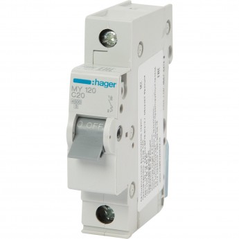Автоматический выключатель HAGER 1P 4,5kA C-20A 1M