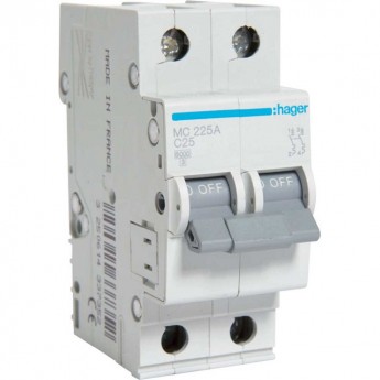 Автоматический выключатель HAGER 2P 6kA C-25A 2M Автоматический выключатель HAGER 2P 6kA C-25A 2M