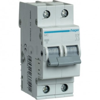 Автоматический выключатель HAGER 2P 6kA C-50A 2M Автоматический выключатель HAGER 2P 6kA C-50A 2M