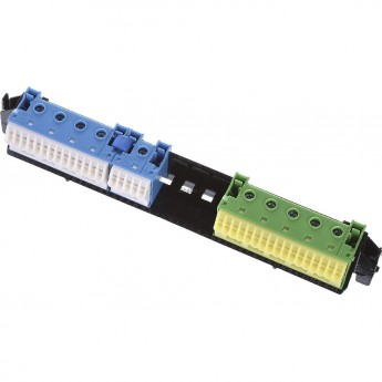 Держатель с клеммами HAGER PE/N для щитов Volta 3-рядных Держатель с клеммами HAGER PE/N для щитов Volta 3-рядных