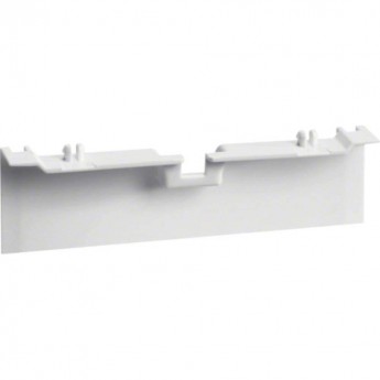 Дополнительная накладка держателя устройств HAGER SL new, для профиля 20х80мм, чисто белый Дополнительная накладка держателя устройств HAGER SL new, для профиля 20х80мм, чисто белый