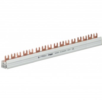 Вильчатая шинка HAGER 3P 10мм² 57M Вильчатая шинка HAGER 3P 10мм² 57M