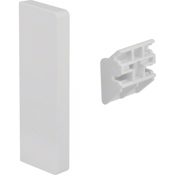 Заглушка торцевая HAGER для канала 20х80 мм с крышкой Заглушка торцевая HAGER для канала 20х80 мм с крышкой